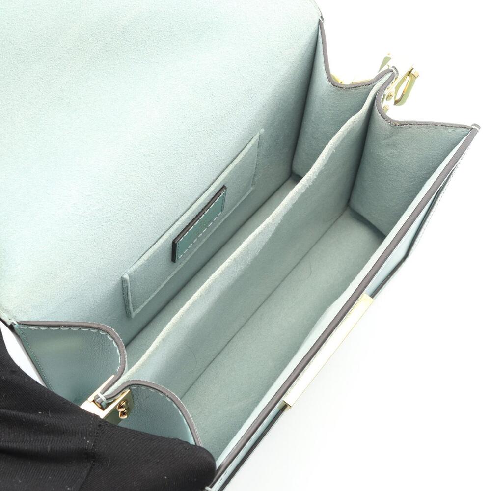 Louis Vuitton Bag Green Leather Dauphine Shoulder